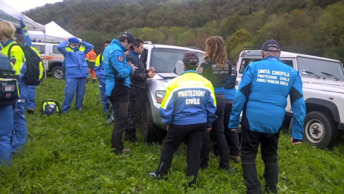 Briefing inizialeesercitazione Protezione Civile Prepotto